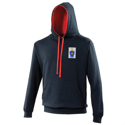 Retro Rochdale 1961 Embroidered Contrast Hoodie