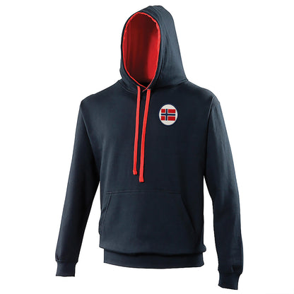 Norway Football Contrast Hoodie