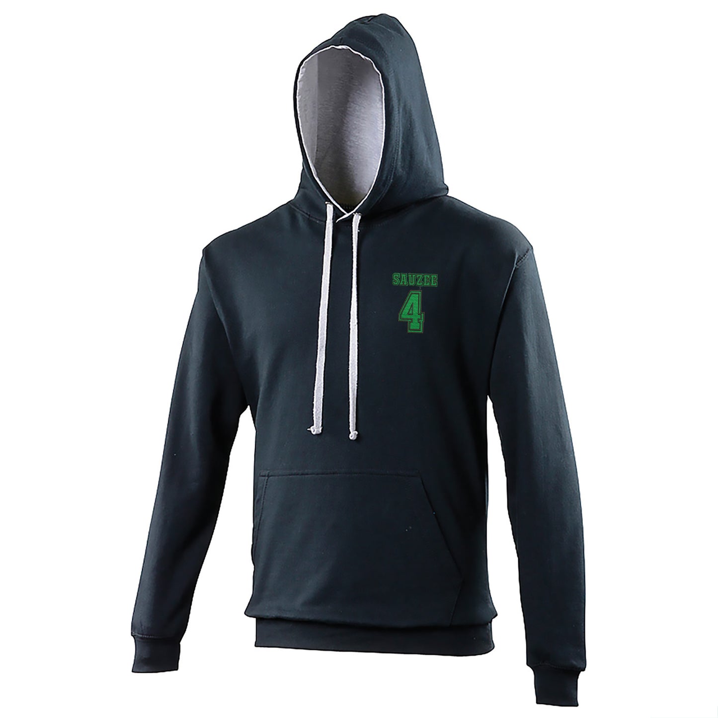 Sauzee 4 Embroidered Contrast Hoodie