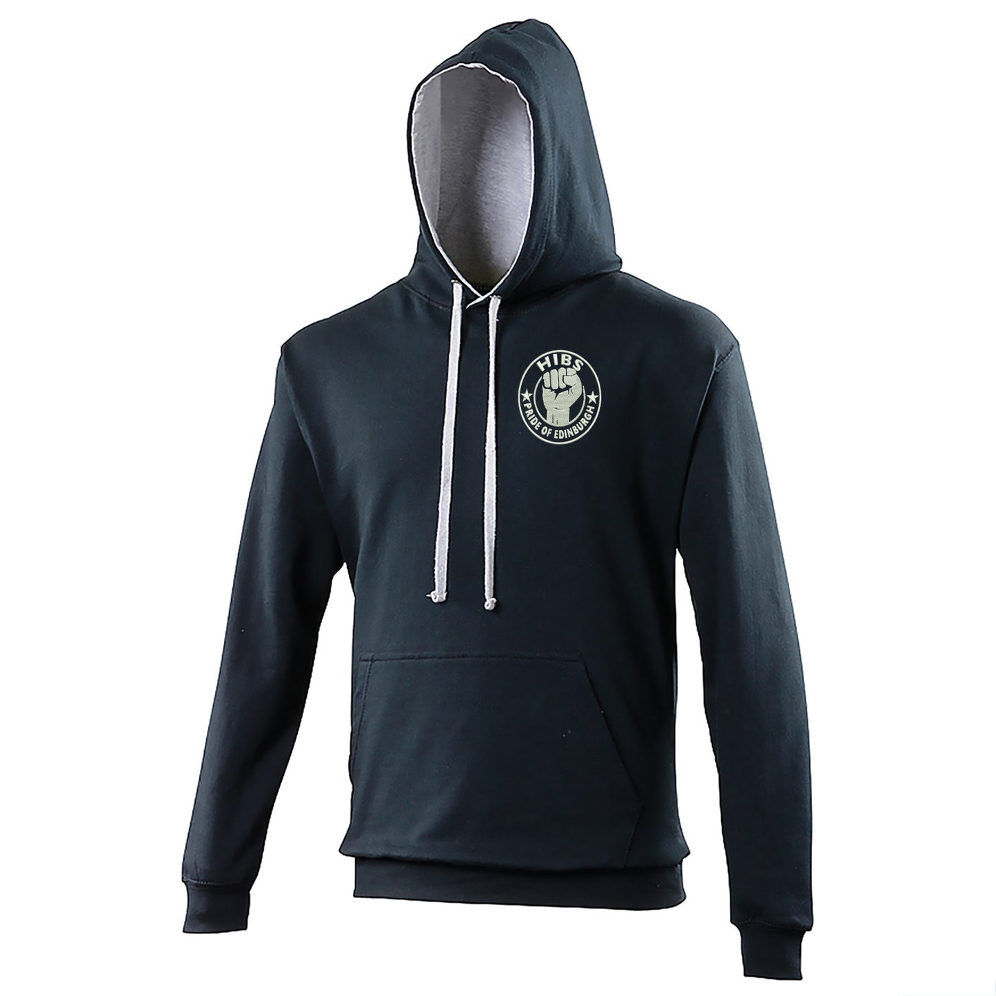 Hibs Pride of Edinburgh Contrast Hoodie