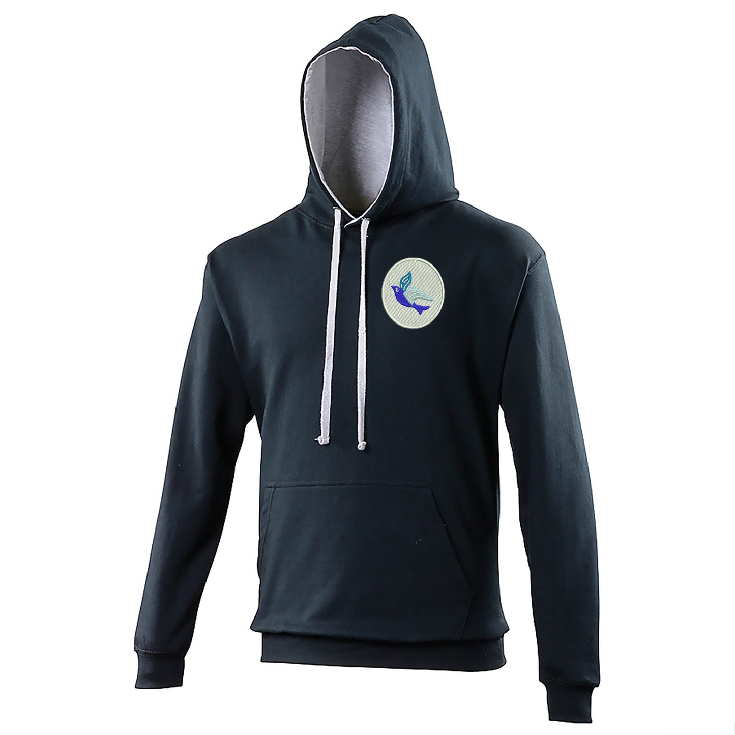 Classic Cardiff City FC Contrast Hoodie
