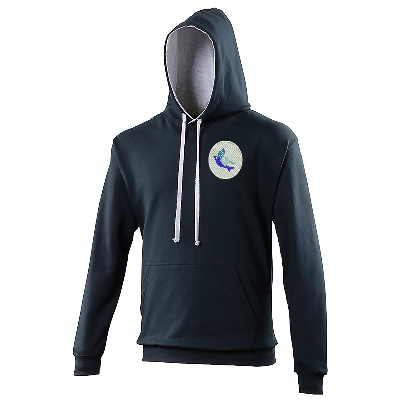Classic Cardiff City FC Contrast Hoodie