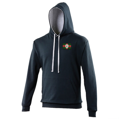 Flag of Nottinghamshire Contrast Hoodie 