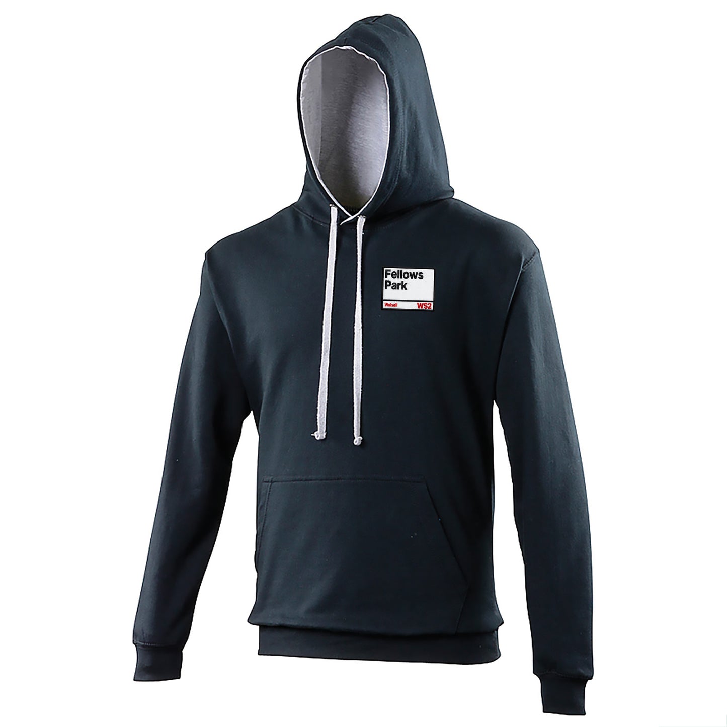 Retro Fellows Park Walsall Football Contrast Hoodie