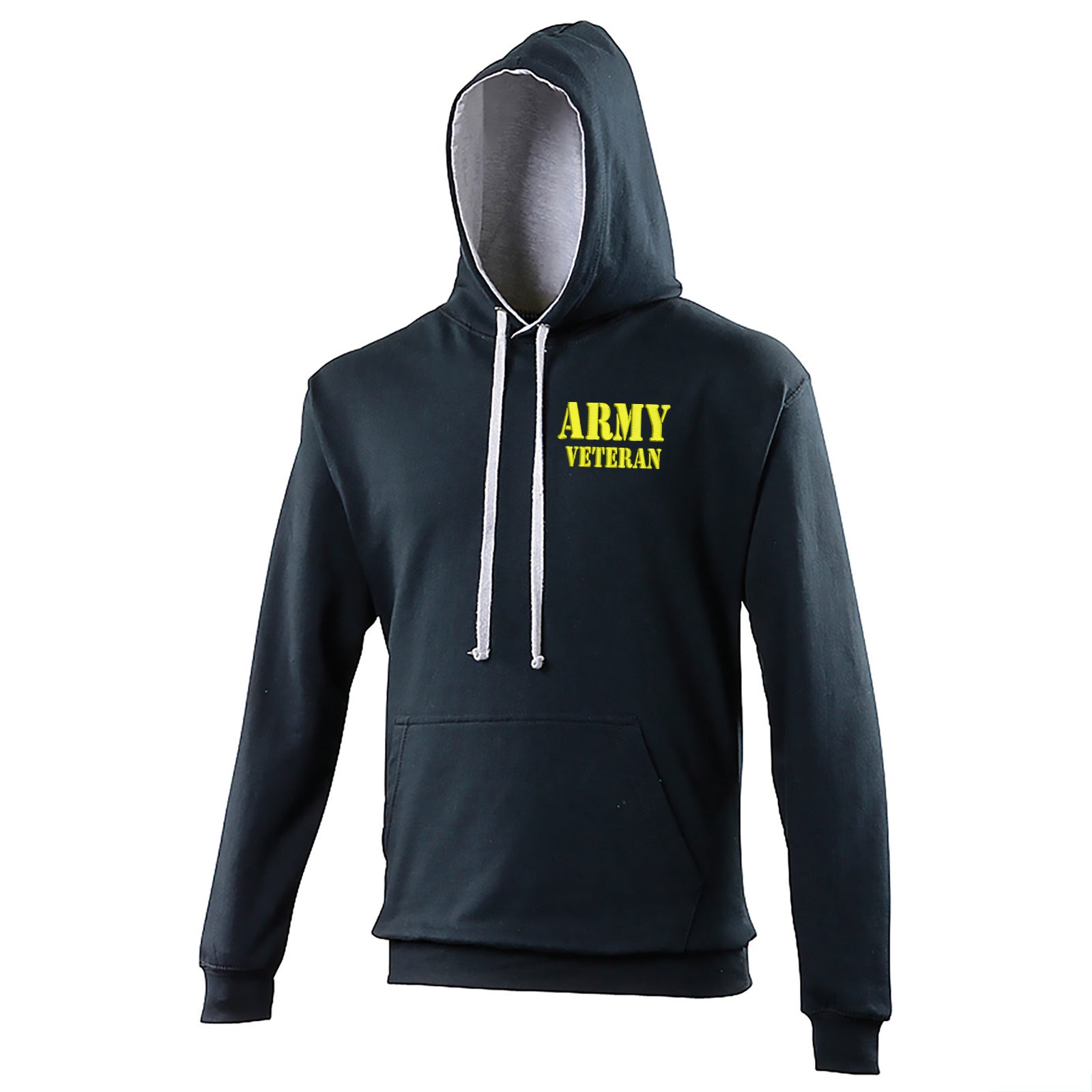 Army Veteran Contrast Hoodie 