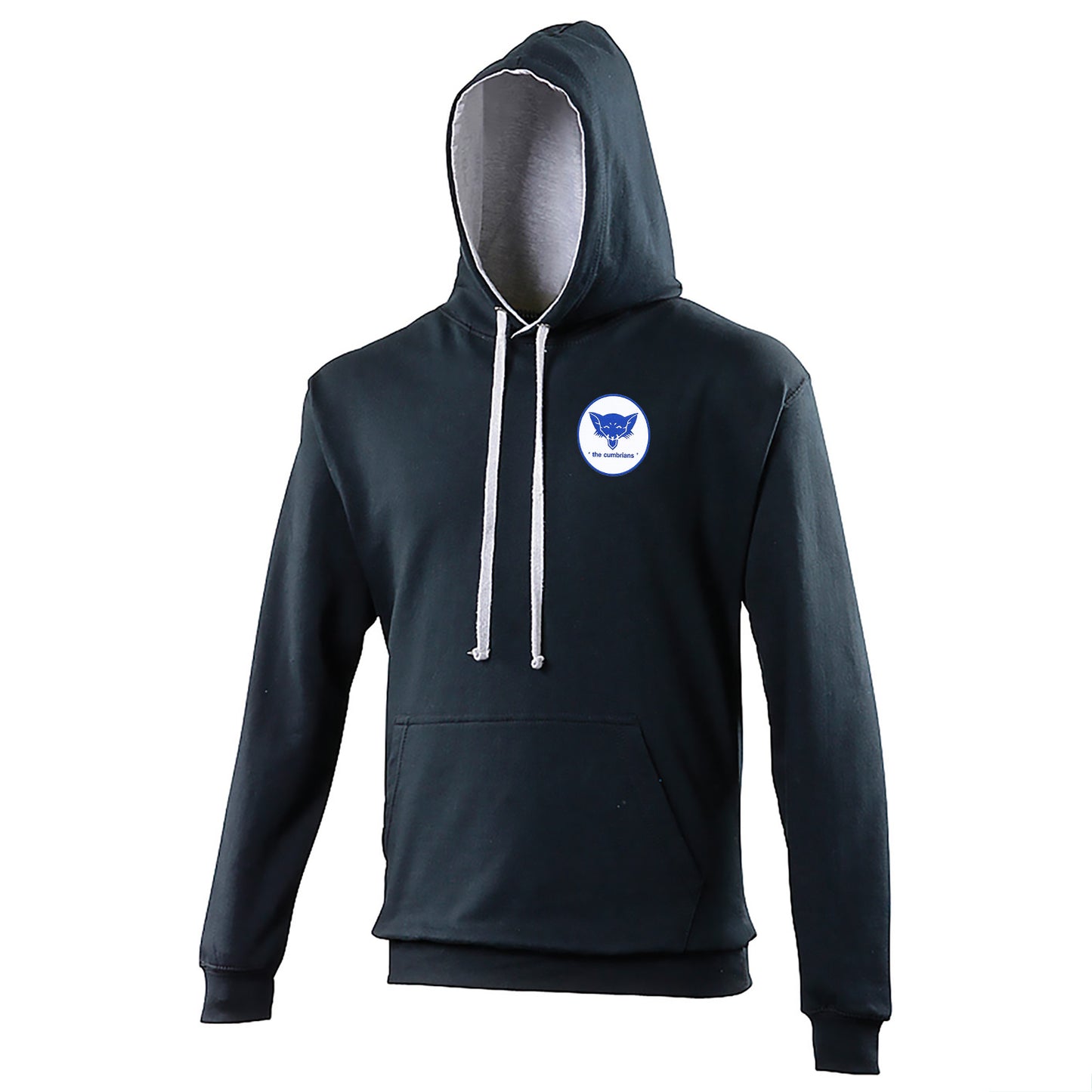 Old School Carlisle United Football Contrast Hoodie