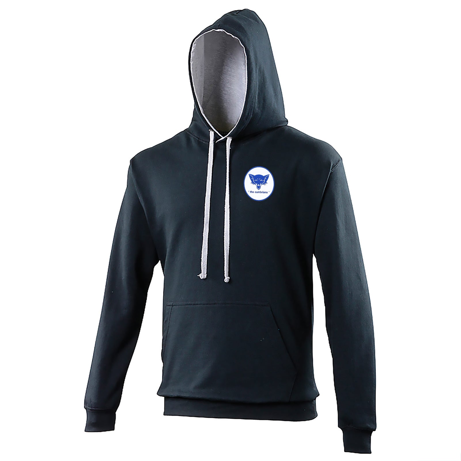 Old School Carlisle United Football Contrast Hoodie