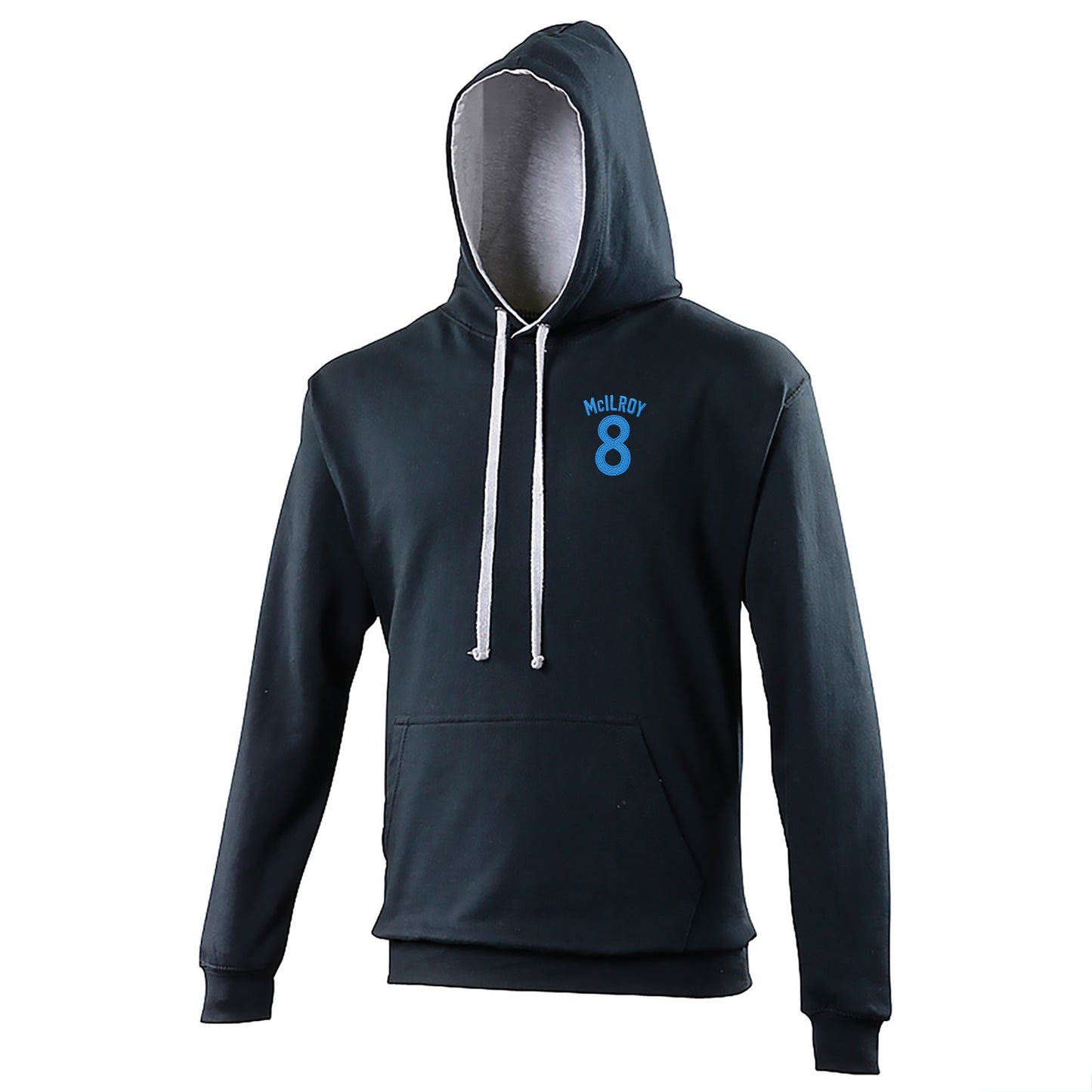 Jimmy McIlroy Burnley Football Contrast Hoodie