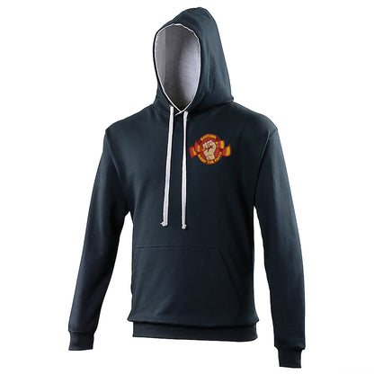 Bradford City Football Contrast Hoodie