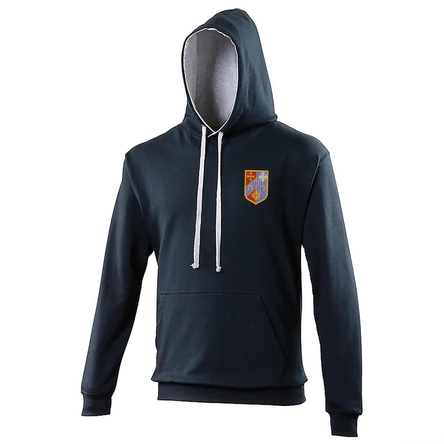 Retro QPR 1953 Embroidered Contrast Hoodie