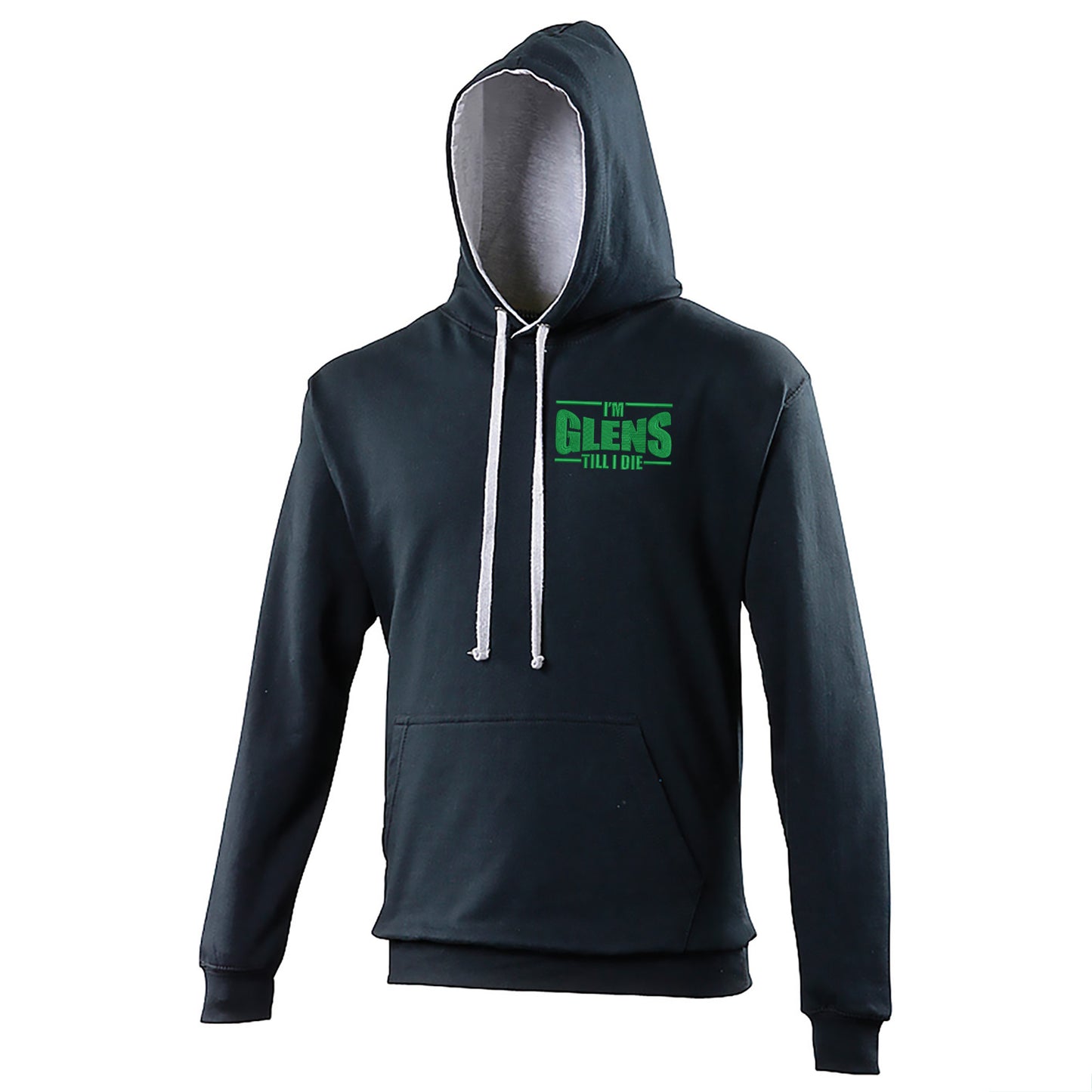 Glentoran FC Football Contrast Hoodie