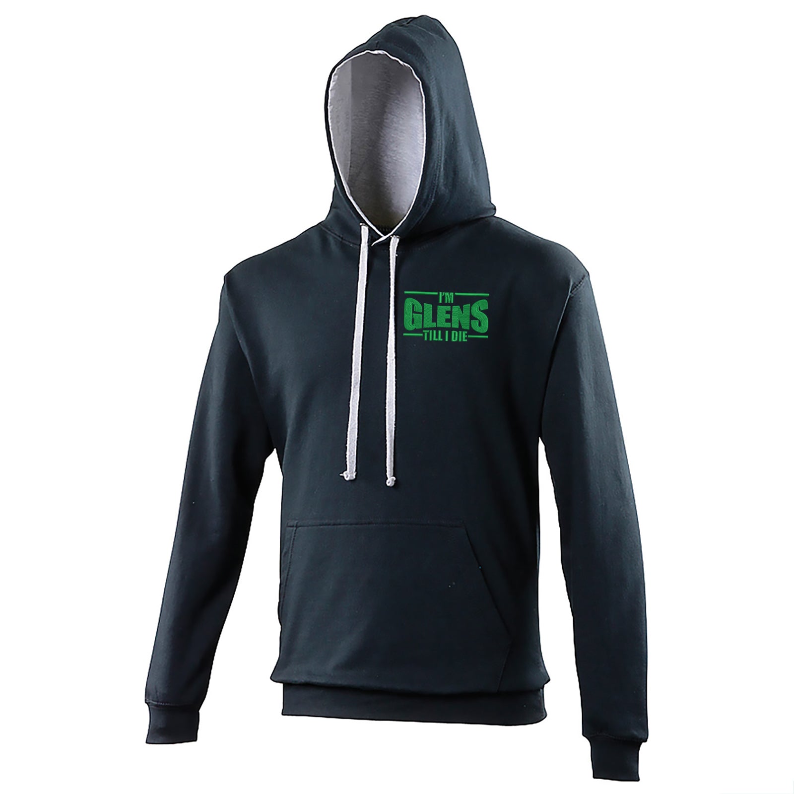 Glentoran FC Football Contrast Hoodie