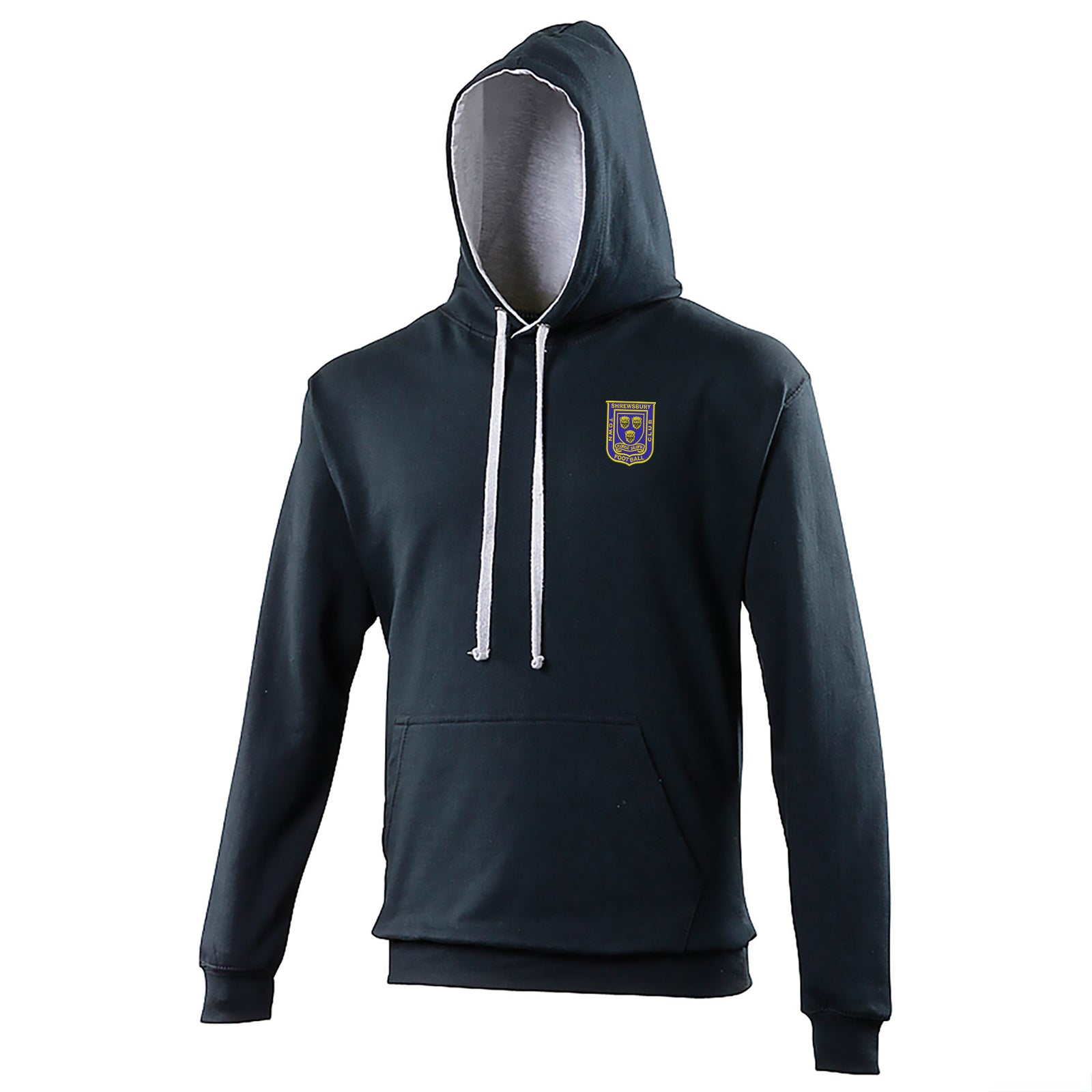 Shrewsbury 1970 Embroidered Contrast Hoodie