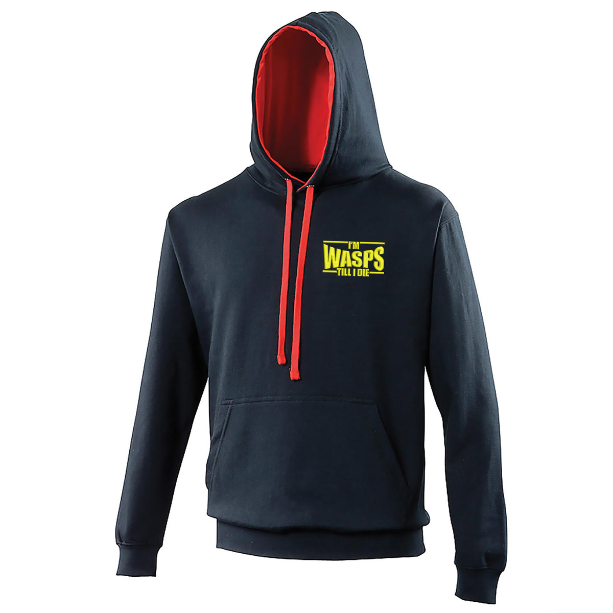 I'm Wasps Till I Die Contrast Hoodie