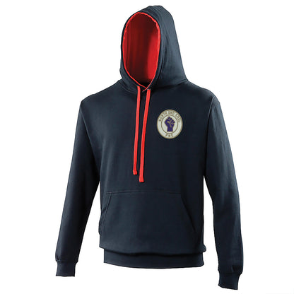 North End  Soul PNE Embroidered Contrast Hoodie