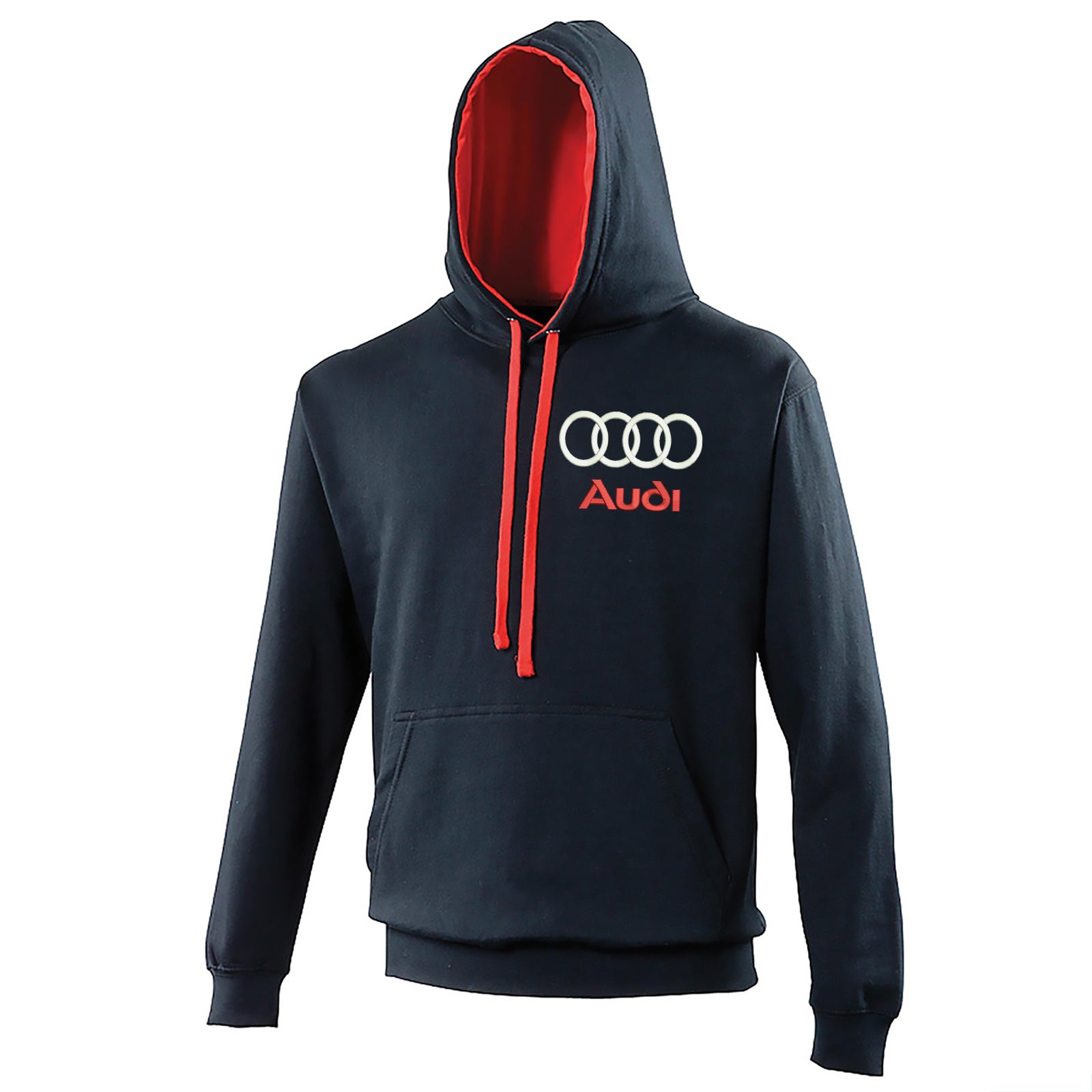 Audi Embroidered Contrast Hoodie