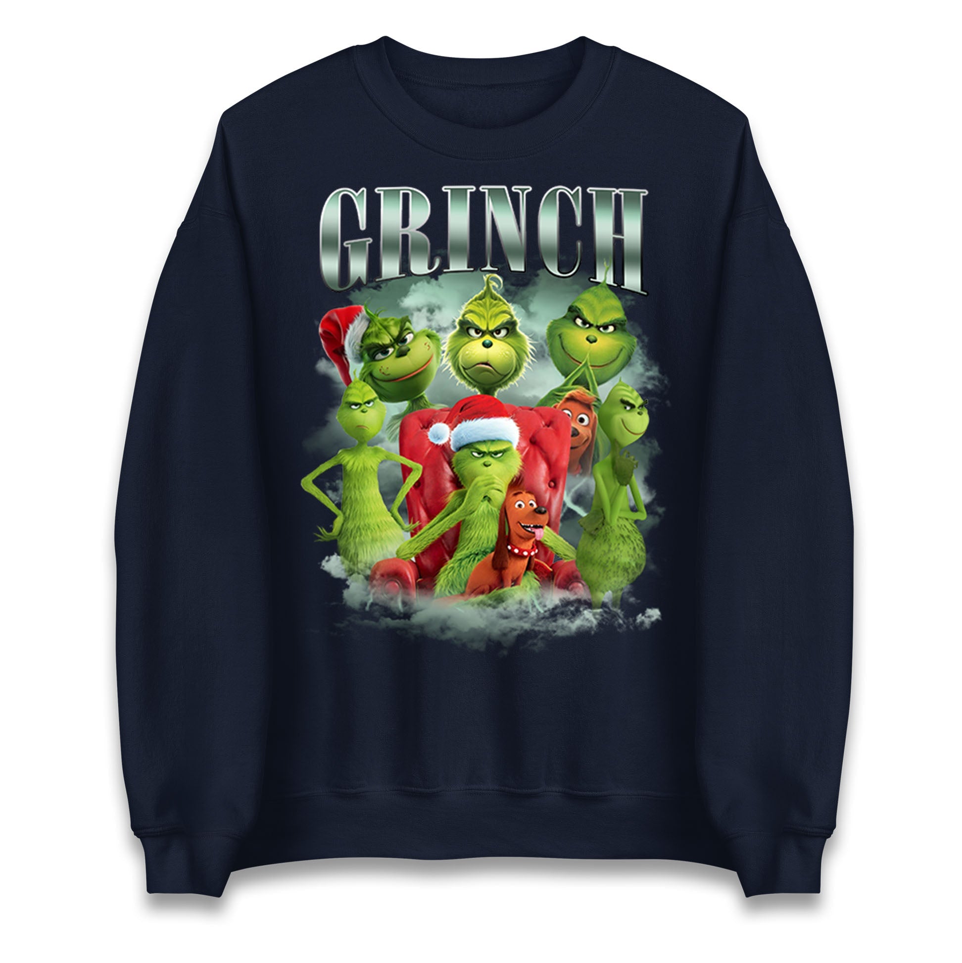 The Grinch Bootleg Christmas Jumper Mens Shop Grinch Clothing