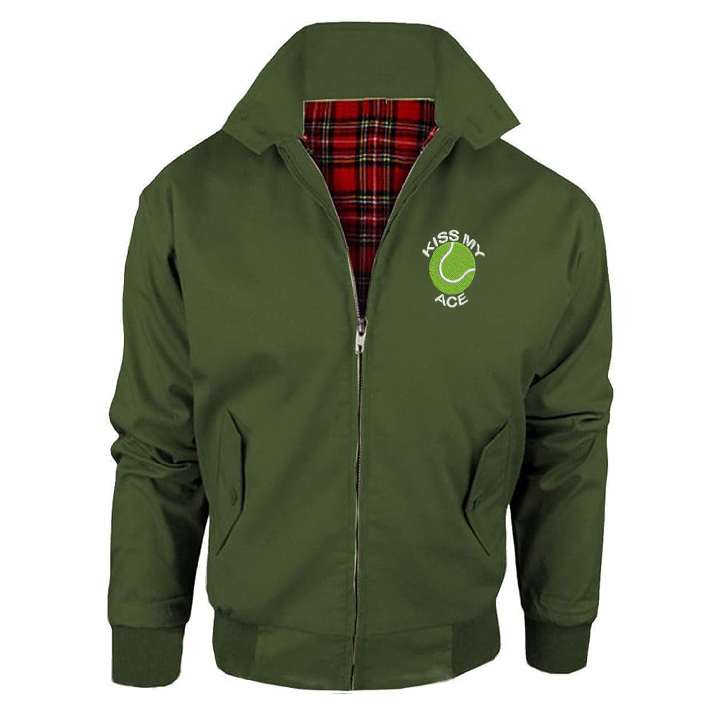Kiss My Ace Classic Harrington Jacket