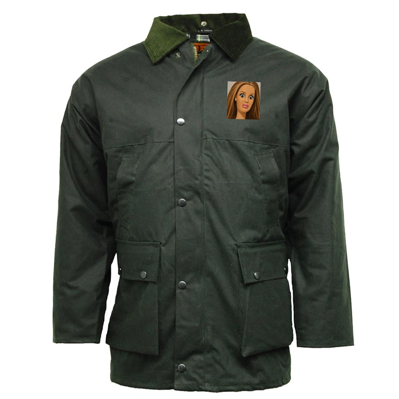 Funny Distressed Doll Face Meme Coat