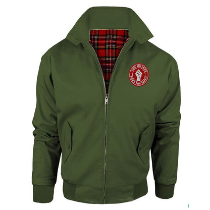 The Millers Keep The Faith Embroidered Classic Harrington Jacket