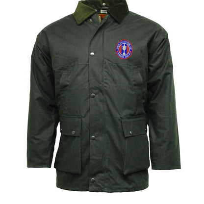 Retro Crystal Palace Zenith Data Systems Cup  Winners 1991 Embroidered Padded Wax Jacket