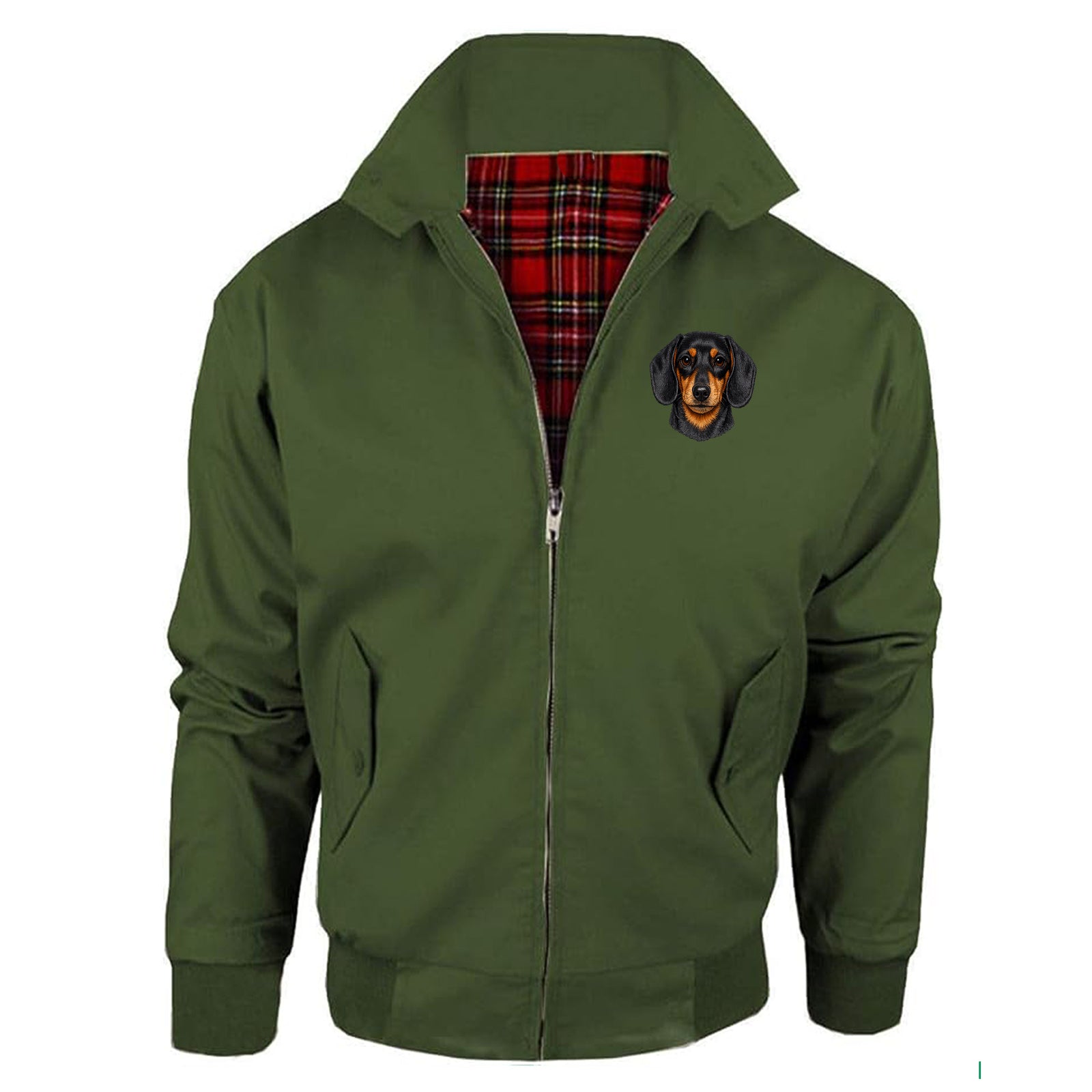 Dachshund Dog Face Jacket Mens