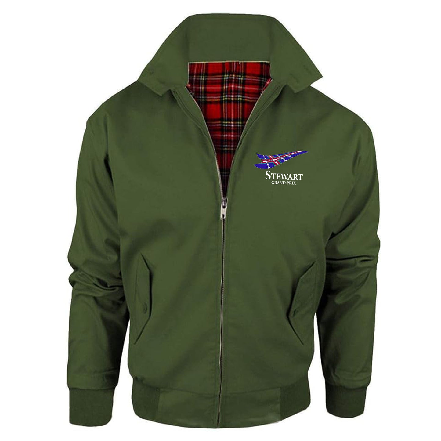 Retro Stewart Grand Prix Classic Harrington Jacket