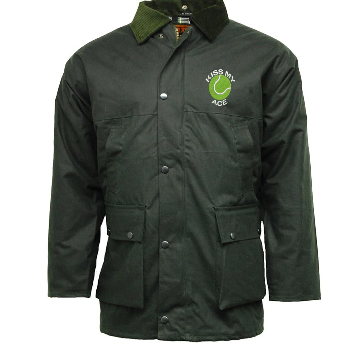 Kiss My Ace Padded Wax Jacket