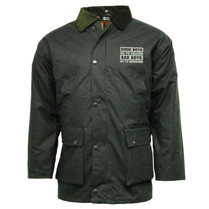 Good Boys Go To Heaven Wax Jacket