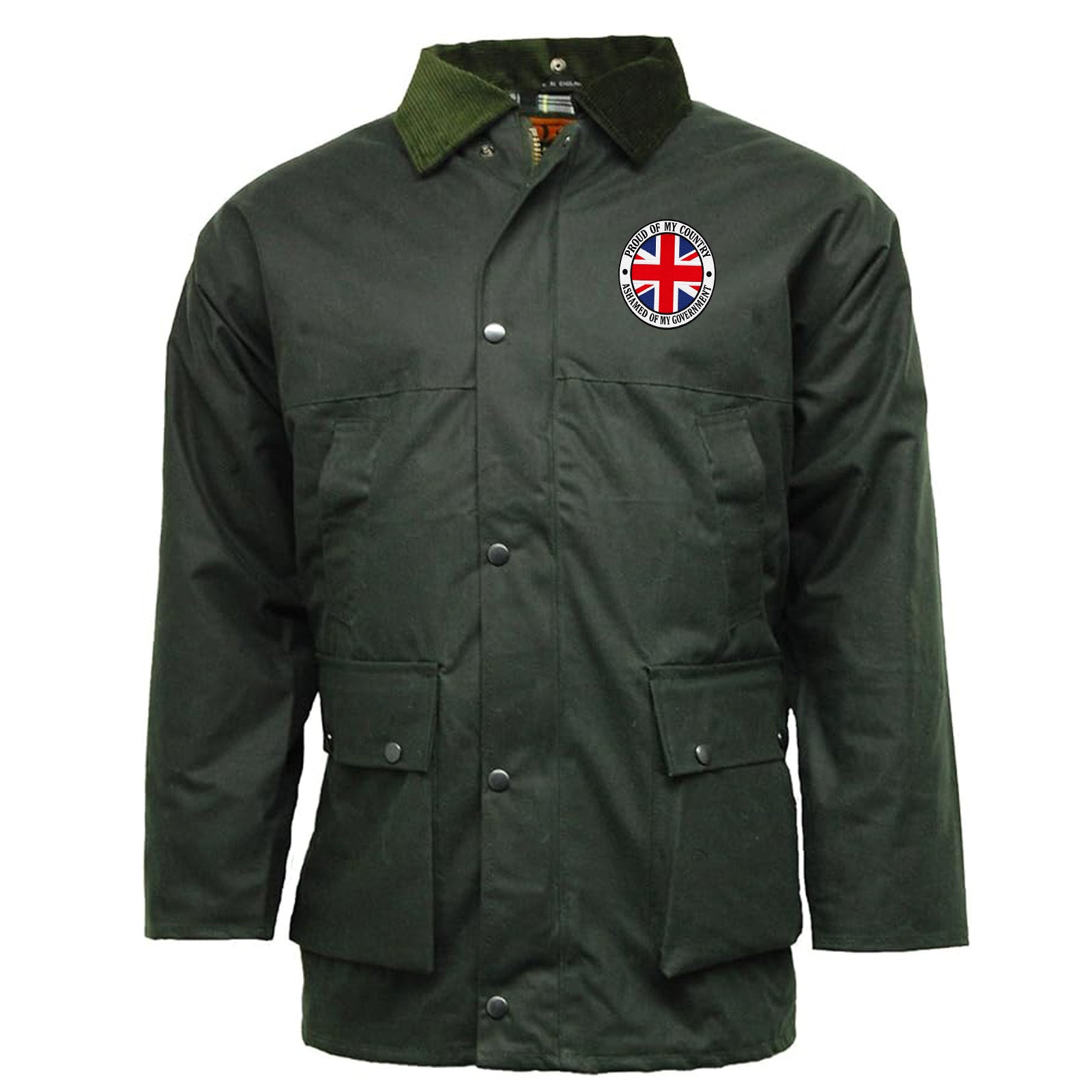Proud of My Country Ashamed of My Government Coat