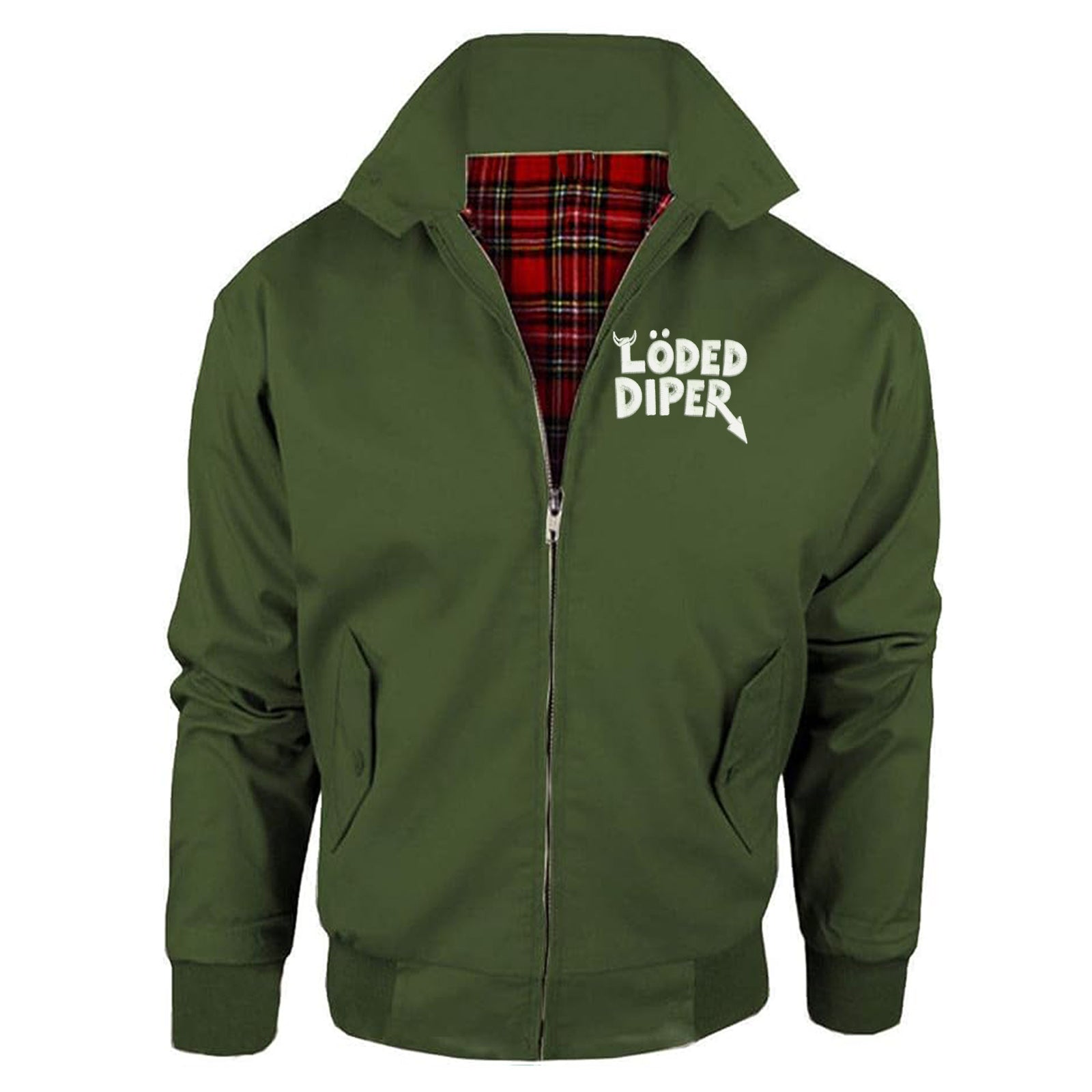 Loded Diper Rock Band Jacket Mens 