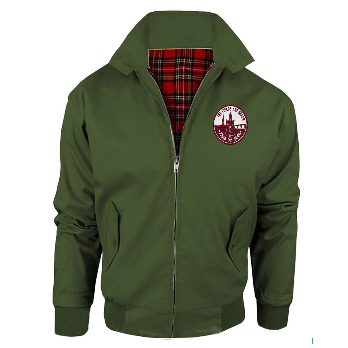 The Fields Are Green Northampton Football Jacket Mens