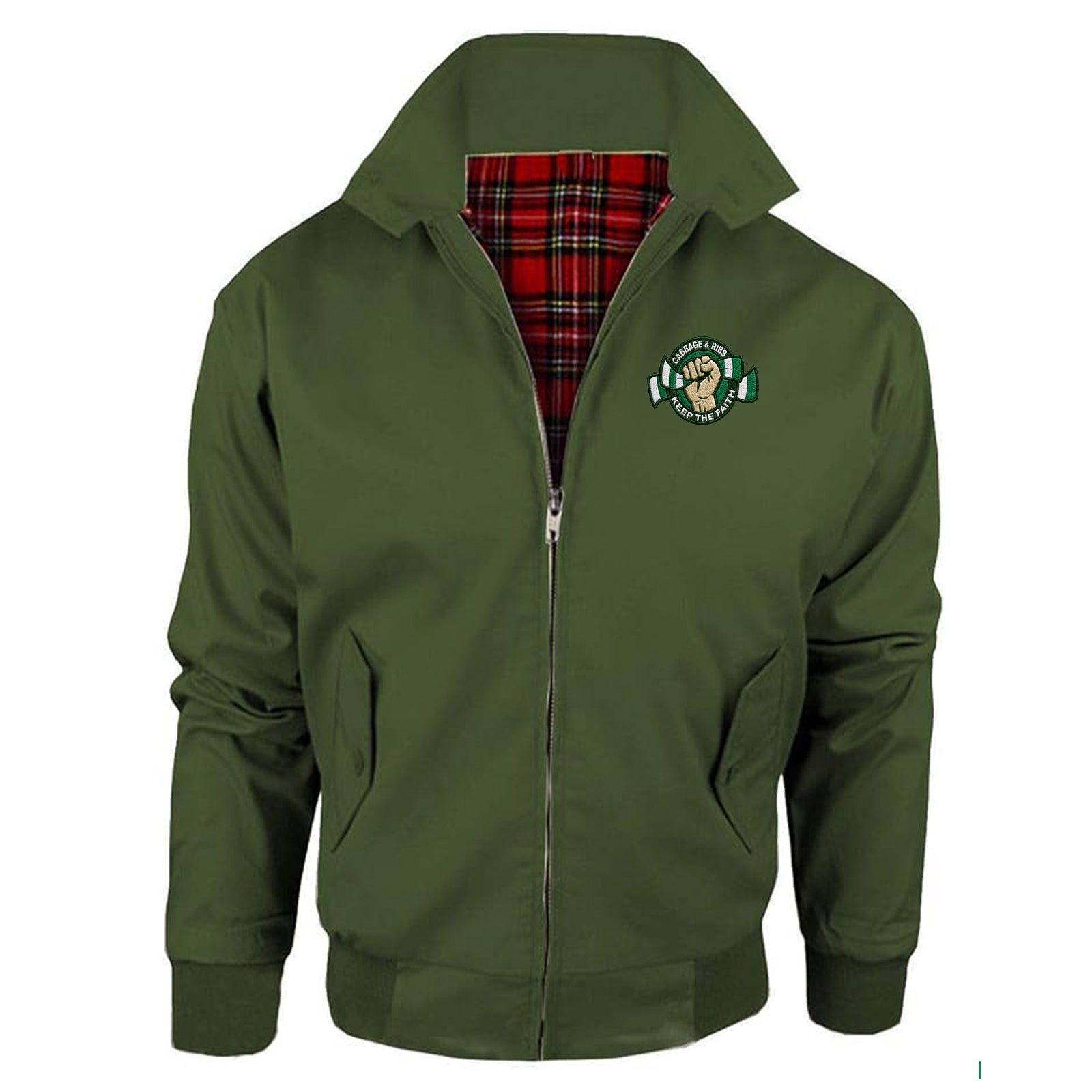 Hibernian Fans Football Jacket Mens
