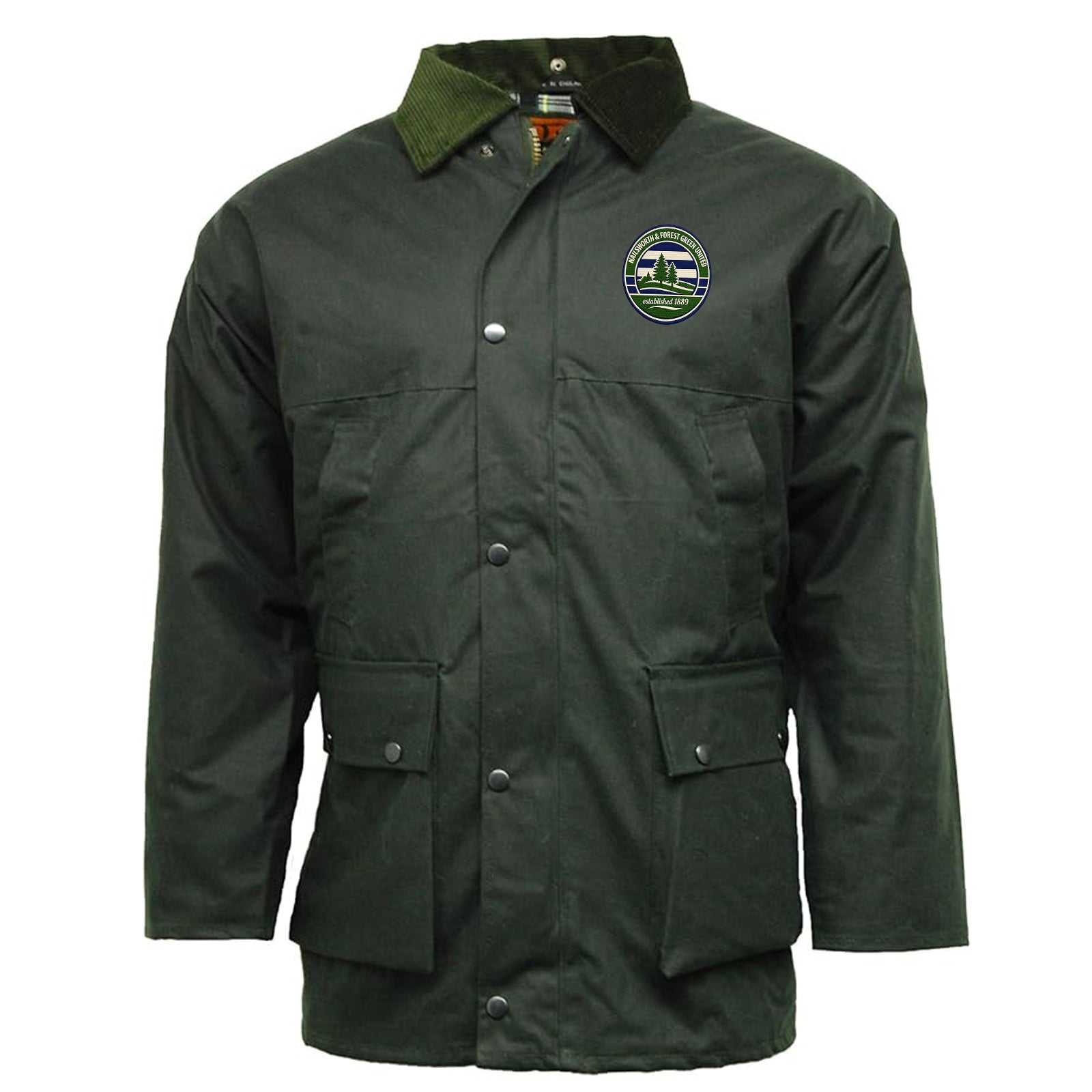 Retro Forest Green Rovers Coat