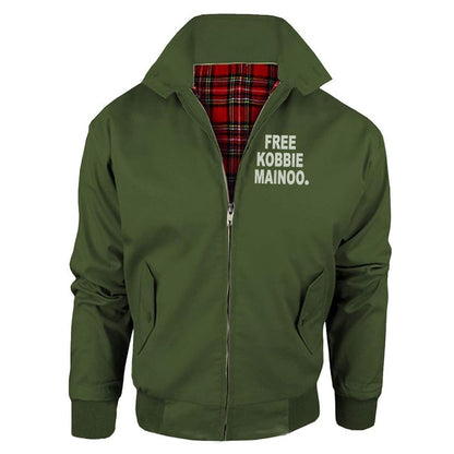 Free Kobbie Mainoo Embroidered Classic Harrington Jacket