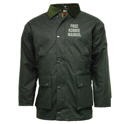 Free Kobbie Mainoo Embroidered Padded Wax Jacket