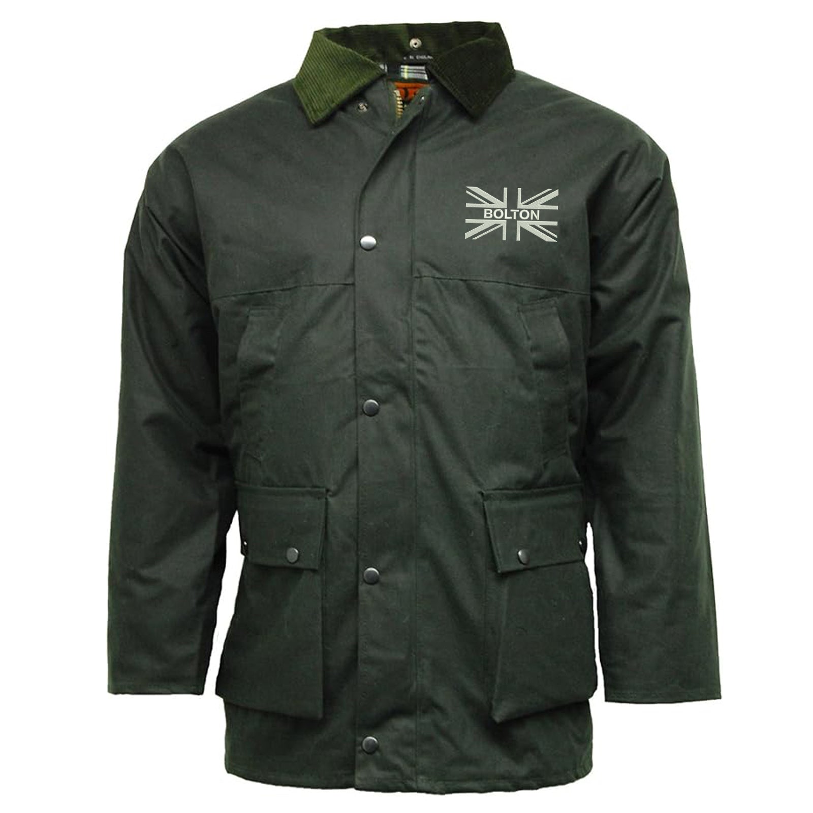 Bolton Union Jack Wax Jacket
