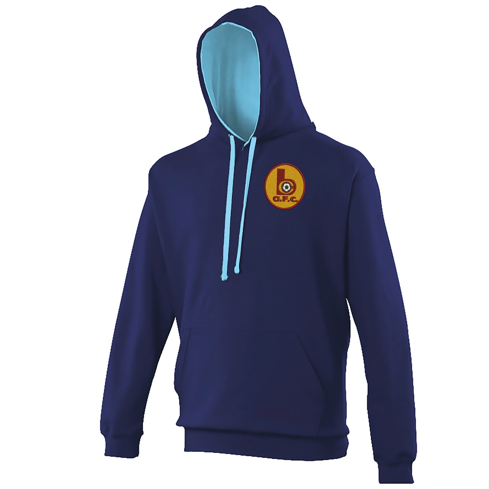 Classic Bradford City Contrast Hoodie