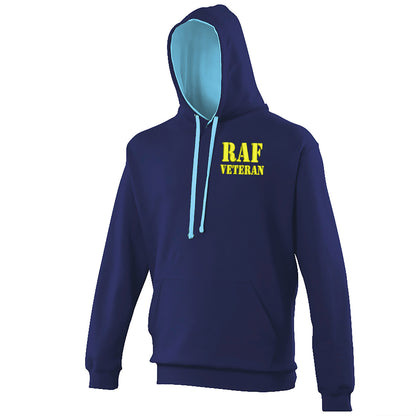 Royal Air Force Veteran Contrast Hoodie