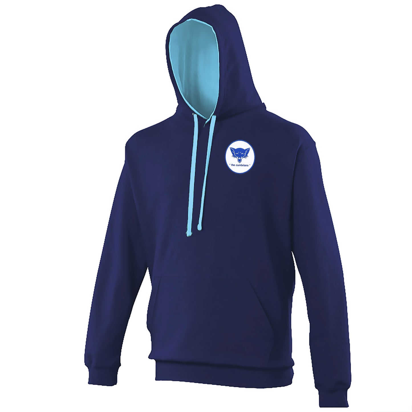 Old School Carlisle United Football Contrast Hoodie