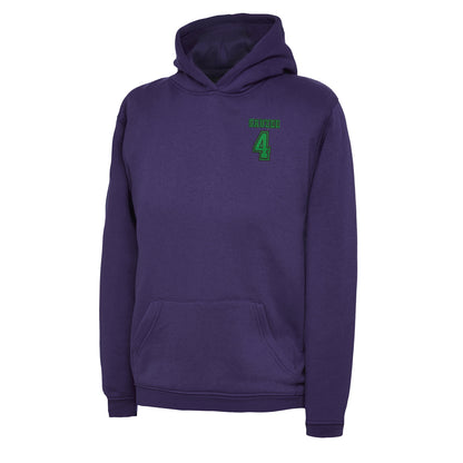 Sauzee 4 Embroidered Children's Hoodie