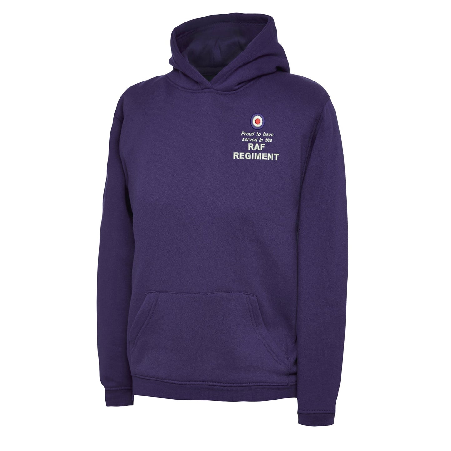 Proud to Have Served in The RAF Regiment Embroidered Children's Hoodie