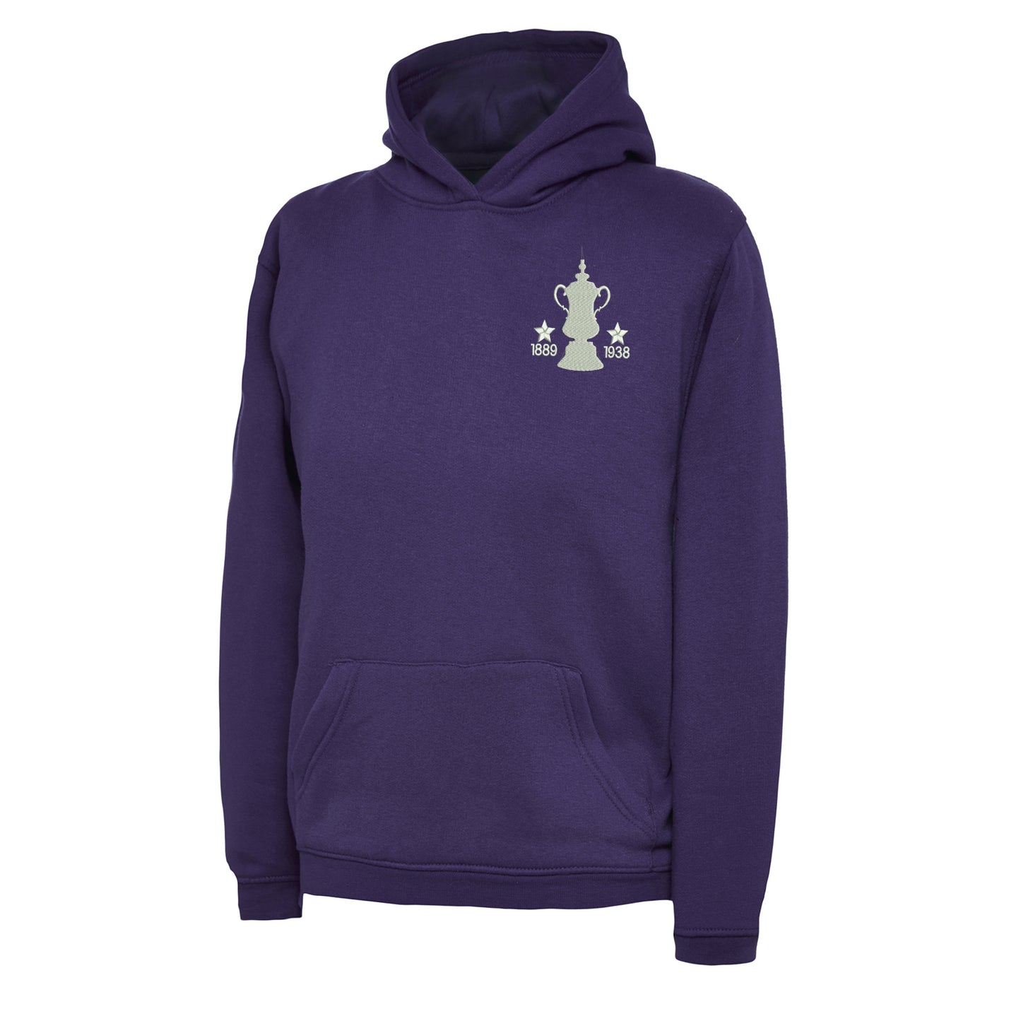 Retro Preston Two Time Cup Winners Embroidered Children's Hoodie