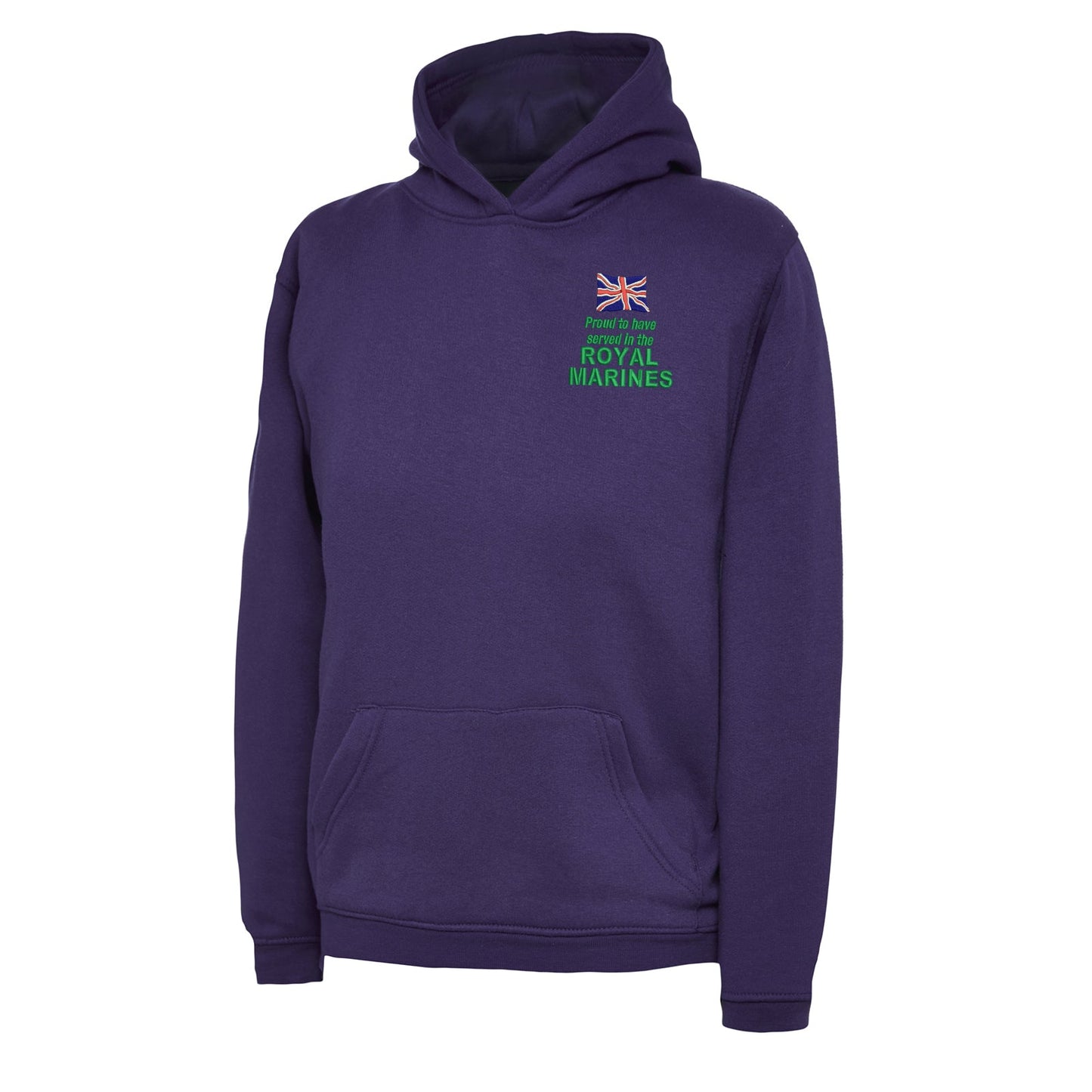 Proud to Have Served in The Royal Marines Embroidered Children's Hoodie