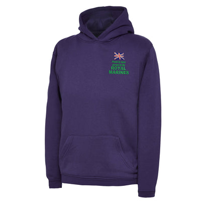 Proud to Have Served in The Royal Marines Embroidered Children's Hoodie