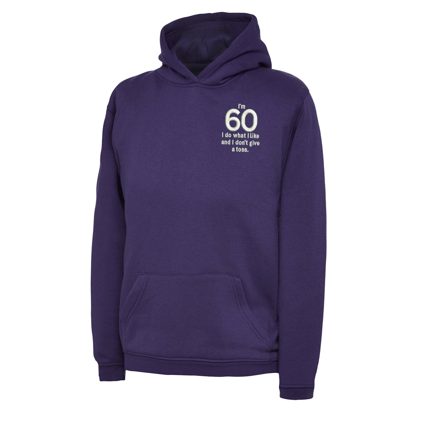 Personalised I’m 60 I Do What I Like and I Don’t Give a Toss Children's Hoodie