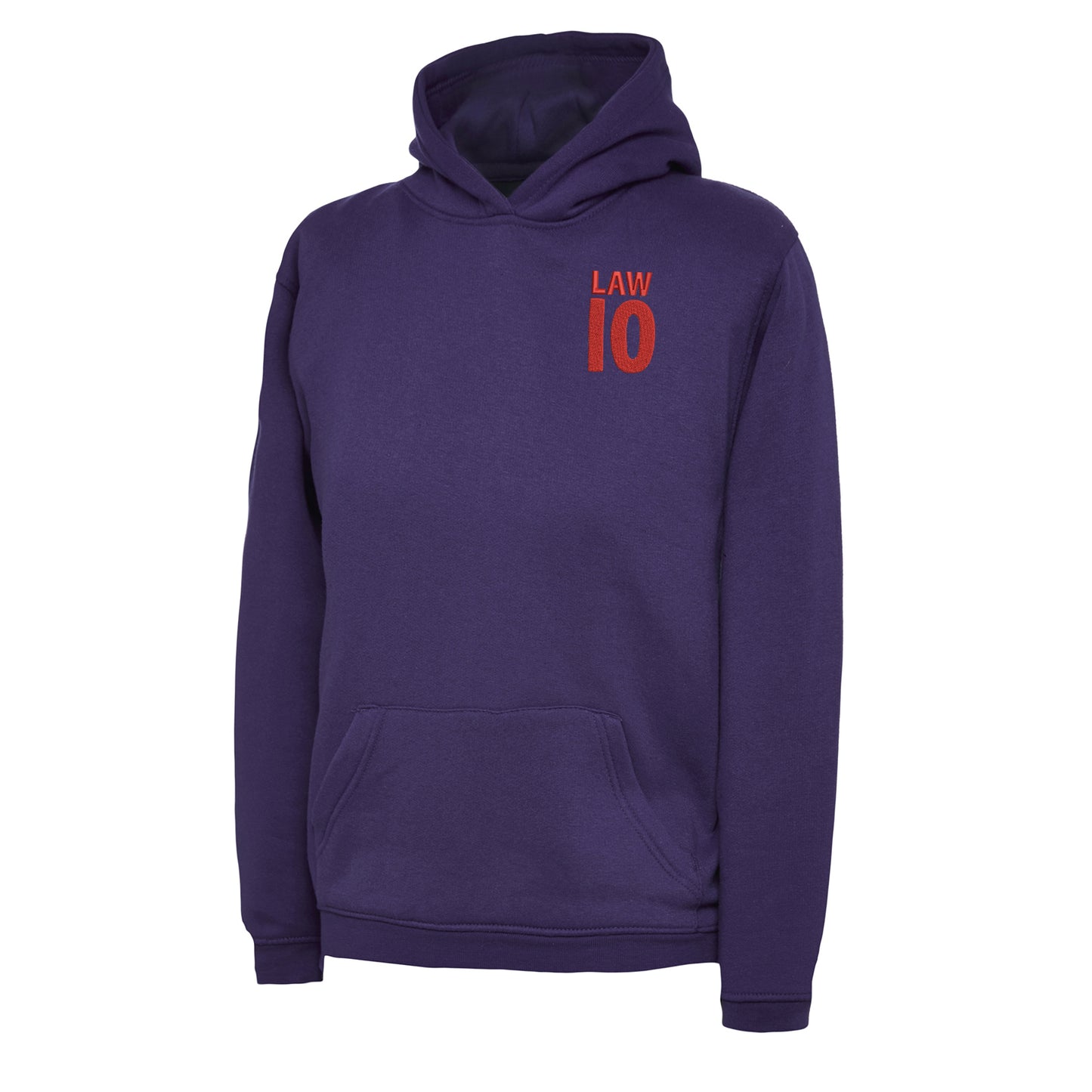 Law 10 Embroidered Children's Hoodie