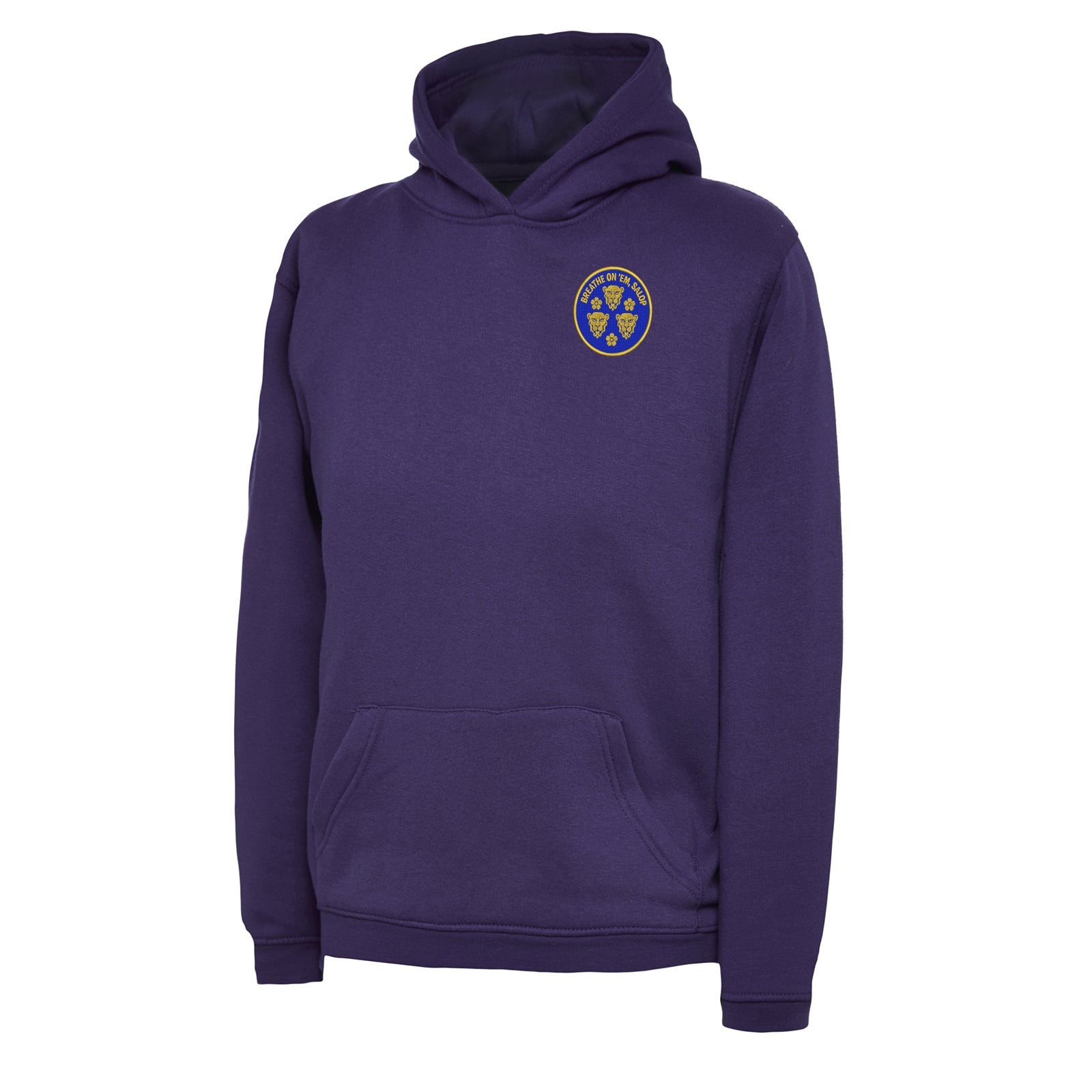 Kids Shrewsbury Town Breathe on em Salop Hoodie