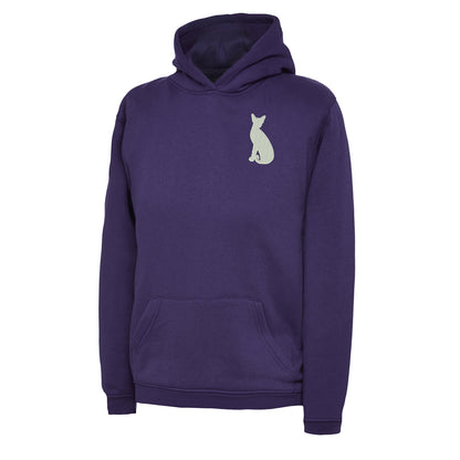 Siamese Cat Embroidered Children's Hoodie