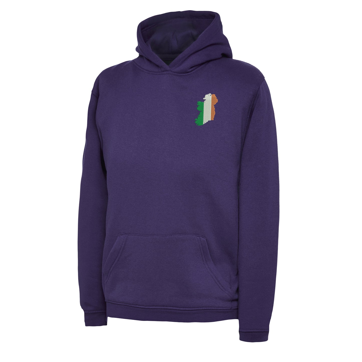Ireland Flag Map Embroidered Children's Hoodie